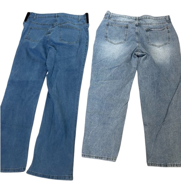 SHEIN maternity women’s jeans‎ size large - 2 pair - Picture 3 of 4